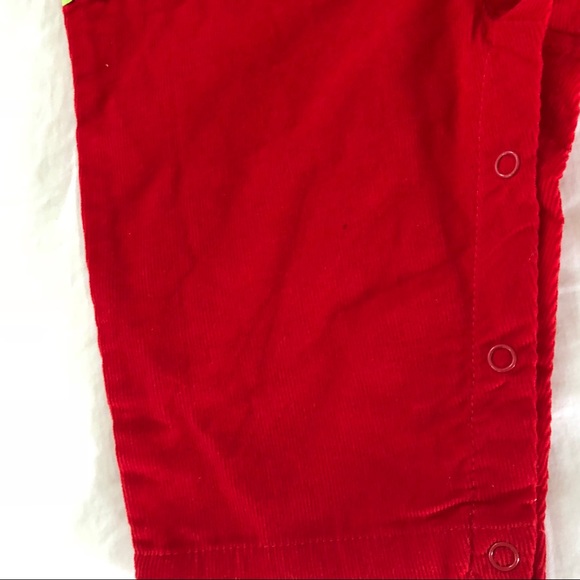 Sleeveless Mud Pie baby red corduroy. - Picture 3 of 3